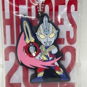 Ultraman Ultra Heroes 2022 Rubber Mascot‎ Keychain Anime IChiban Kuji